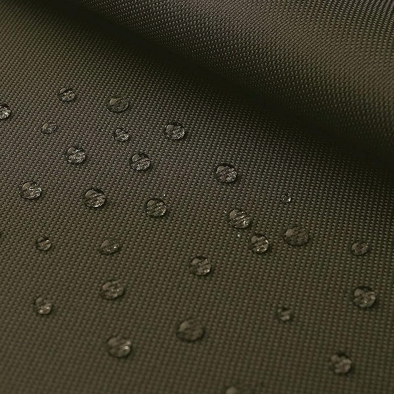 Mybecca Waterproof Canvas Marine Fabric 600 Denier Indoor/Outdoor PU Backing UV Protector Chocolate 1 Yard