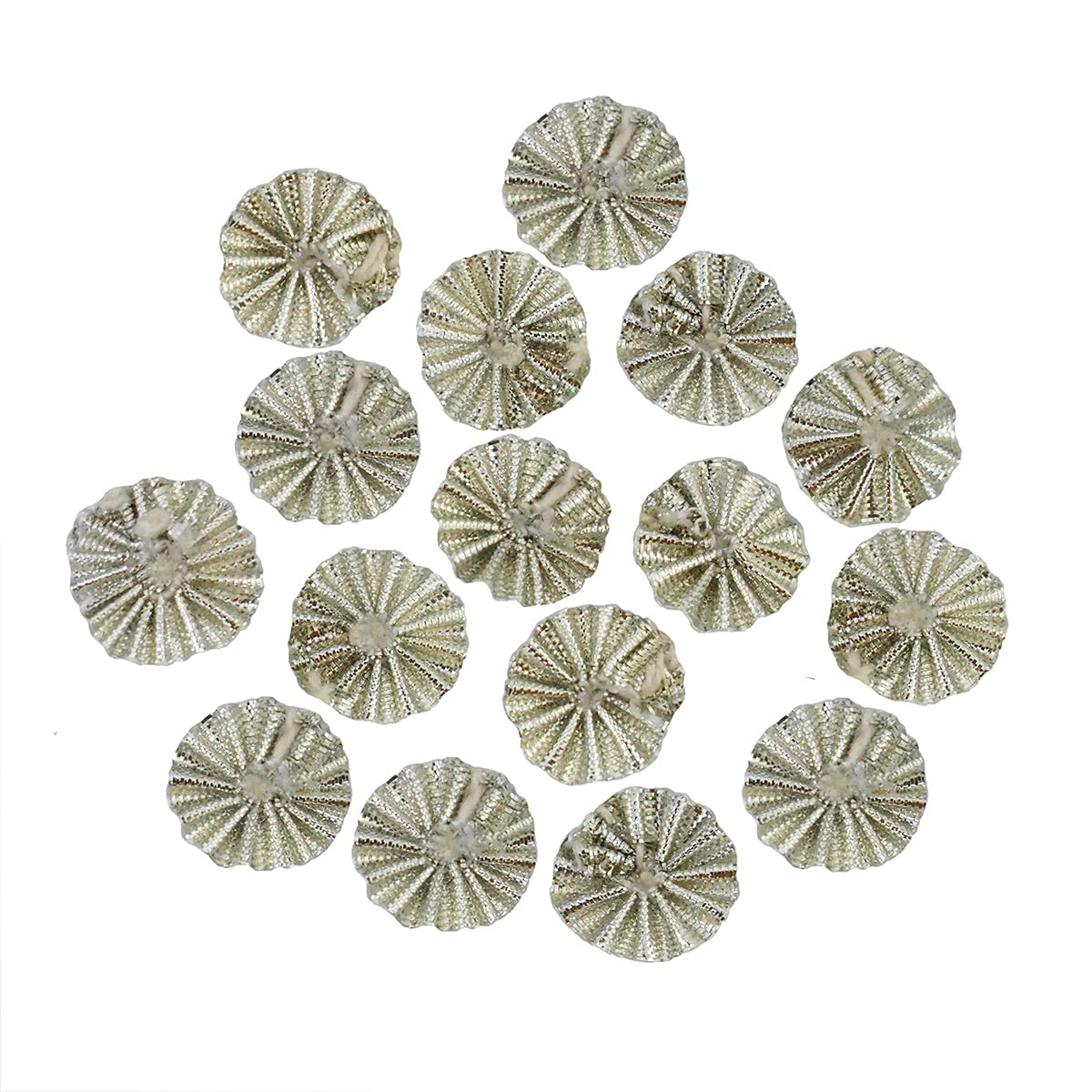 Embroiderymaterial 1.7CM Gota Patti Flowers Appliques Patches for Embroidery Decoration and Craft Making (Silver) 100 Pieces (B097MXGNBY) Amazon Price History, Amazon Price Tracker