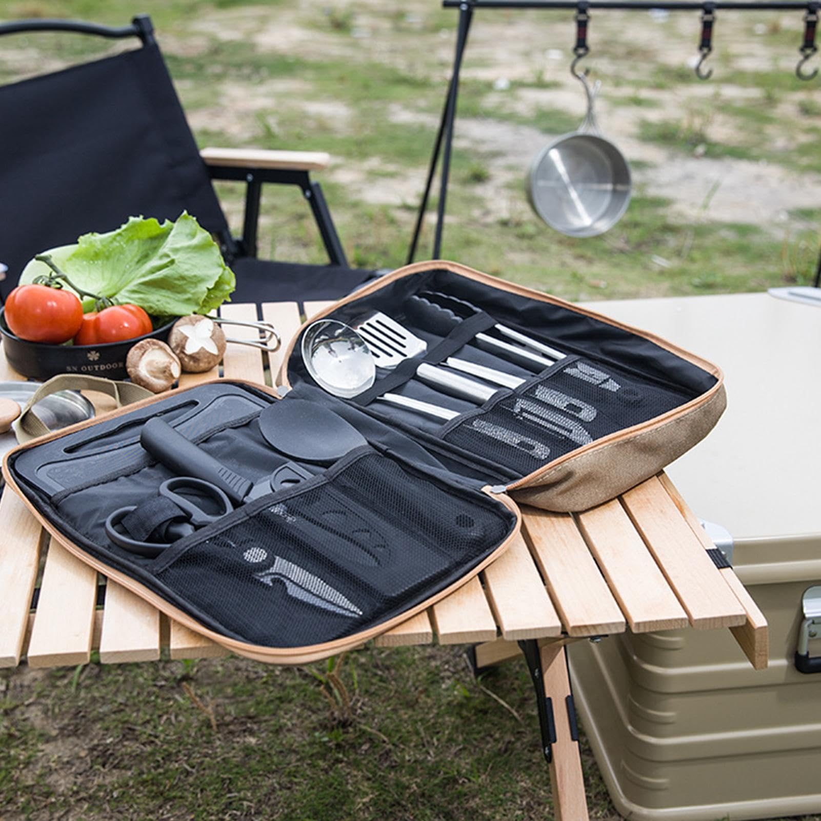 Amazon | キャンプ調理器具セット アウトドア キャンプ 調理器具セット 