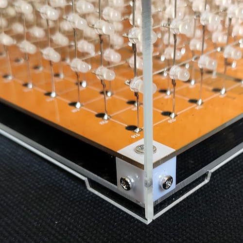 Vista 12 de Mini 3D Led Cube DIY Kit de Electrónica Kit de Proyecto de Soldadura (3D8MINI-CASE-5PS)