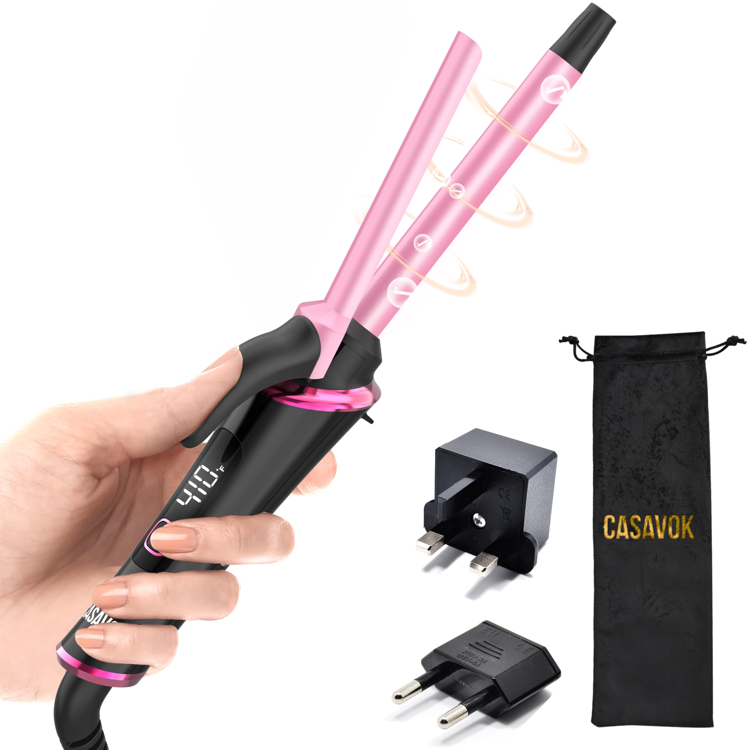 Mini Curling Iron for Travel 1/2 Inch
