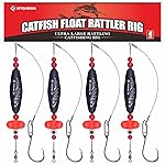Catfish-Rig-for-Bank-Fishing-Catfishing-Tackle-Floats-with-Rattler-Santee Cooper Rig Equipment(Black-3 inch)