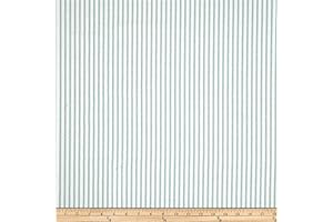 Magnolia Home Fashions Berling Aqua Charming Stripe Ticking Bedding