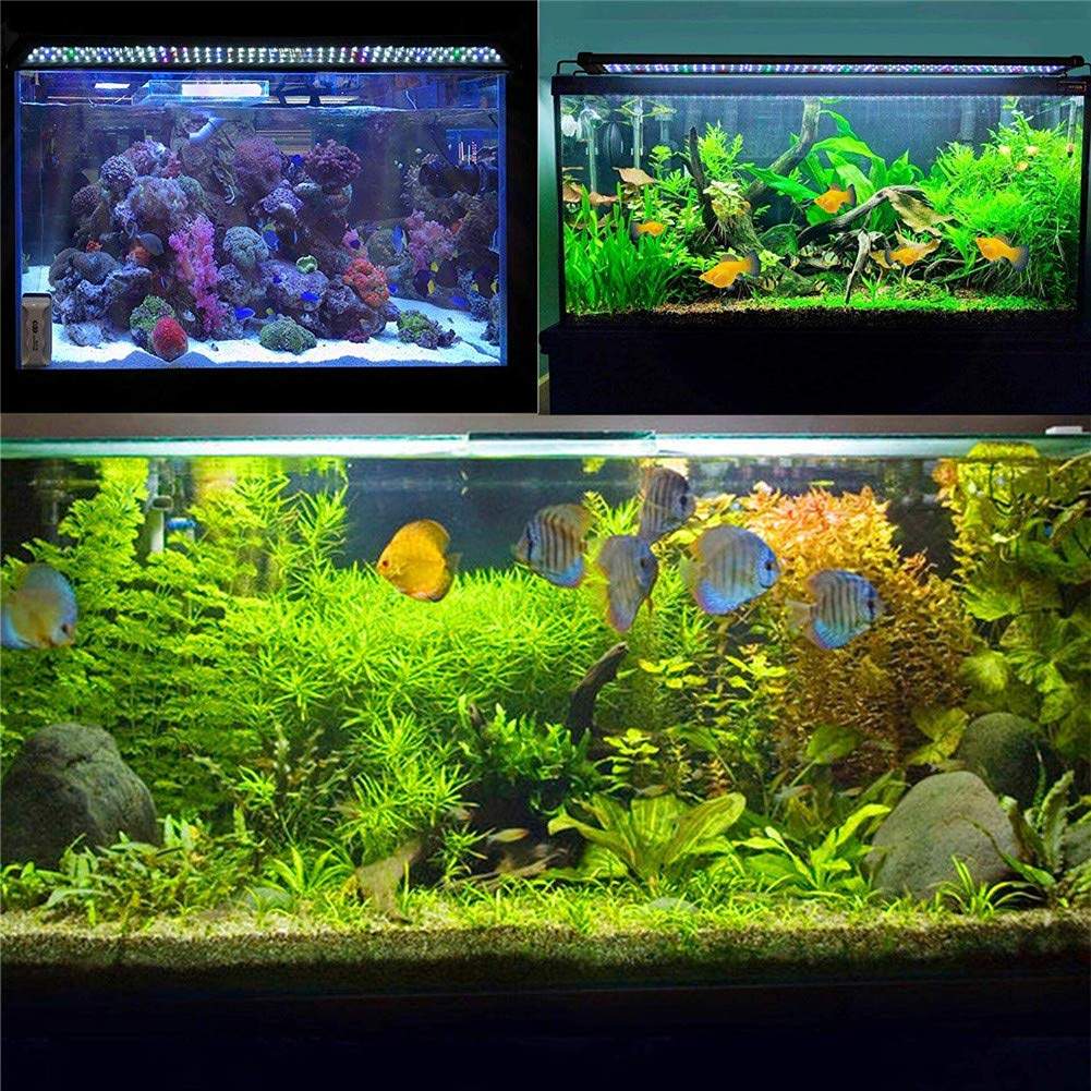Oświetlenie akwarium LED oświetlenie do akwarium oświetlenie akwarium światła LED akwarium światło akwarium światła wodoodporne akcesoria do akwarium światło do akwarium 40 cm