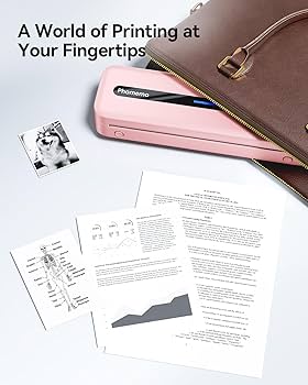 ★Pmo M832★ Amazon.com: Phomemo Bluetooth Portable Printer, Thermal