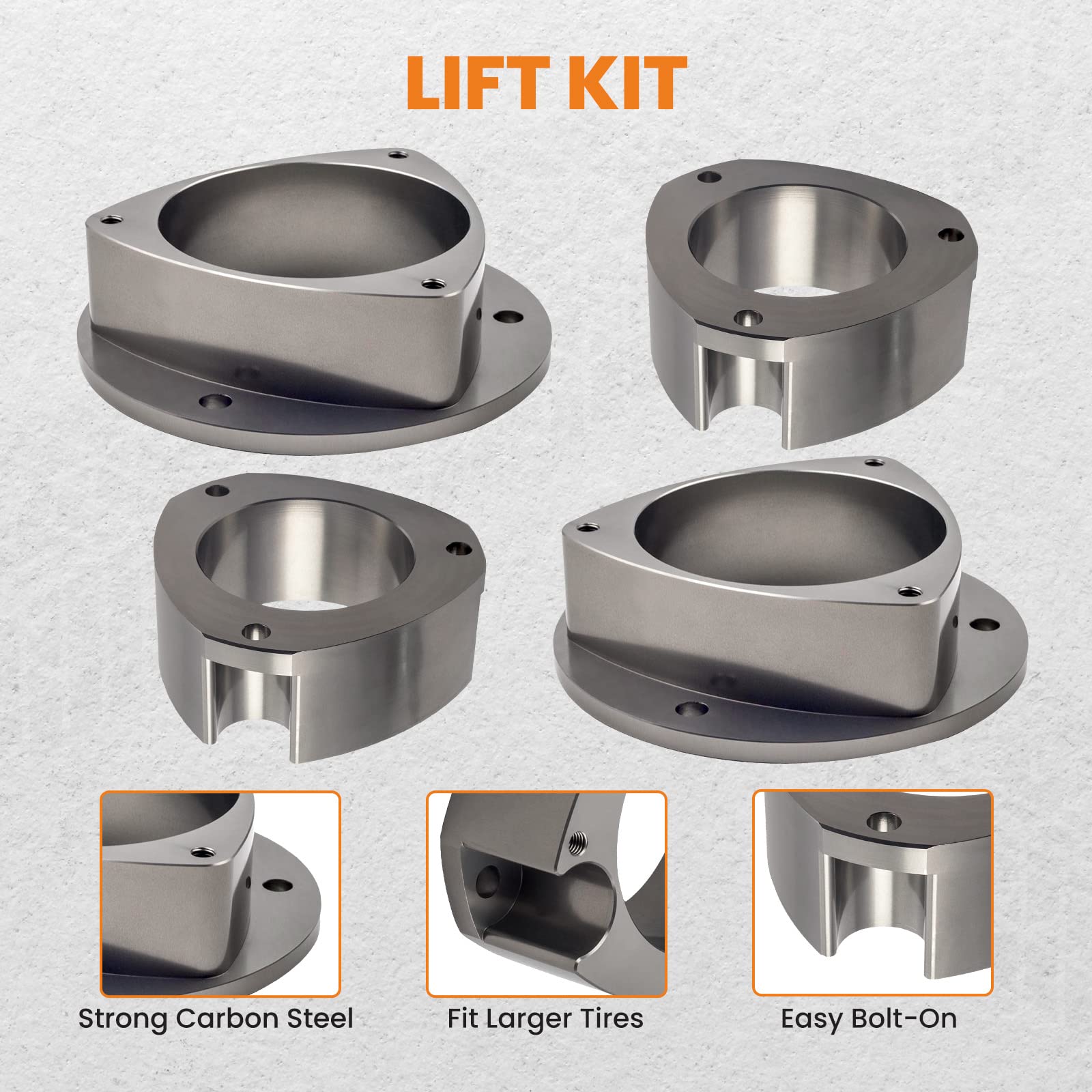 maXpeedingrods 3" Höherlegung Vorne & 3" Hinten für Subaru Impreza Forester Legacy Outback 1998-2008 2003 2004 2005 Fahrwerk Nivellierungs Lift Kit