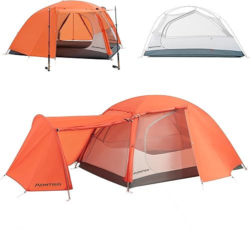 Triphyr - Tienda de campaña para mochileros con extensión F-Nexus para 2 personas, refugio de extensión acoplable, tienda ligera para 2 personas