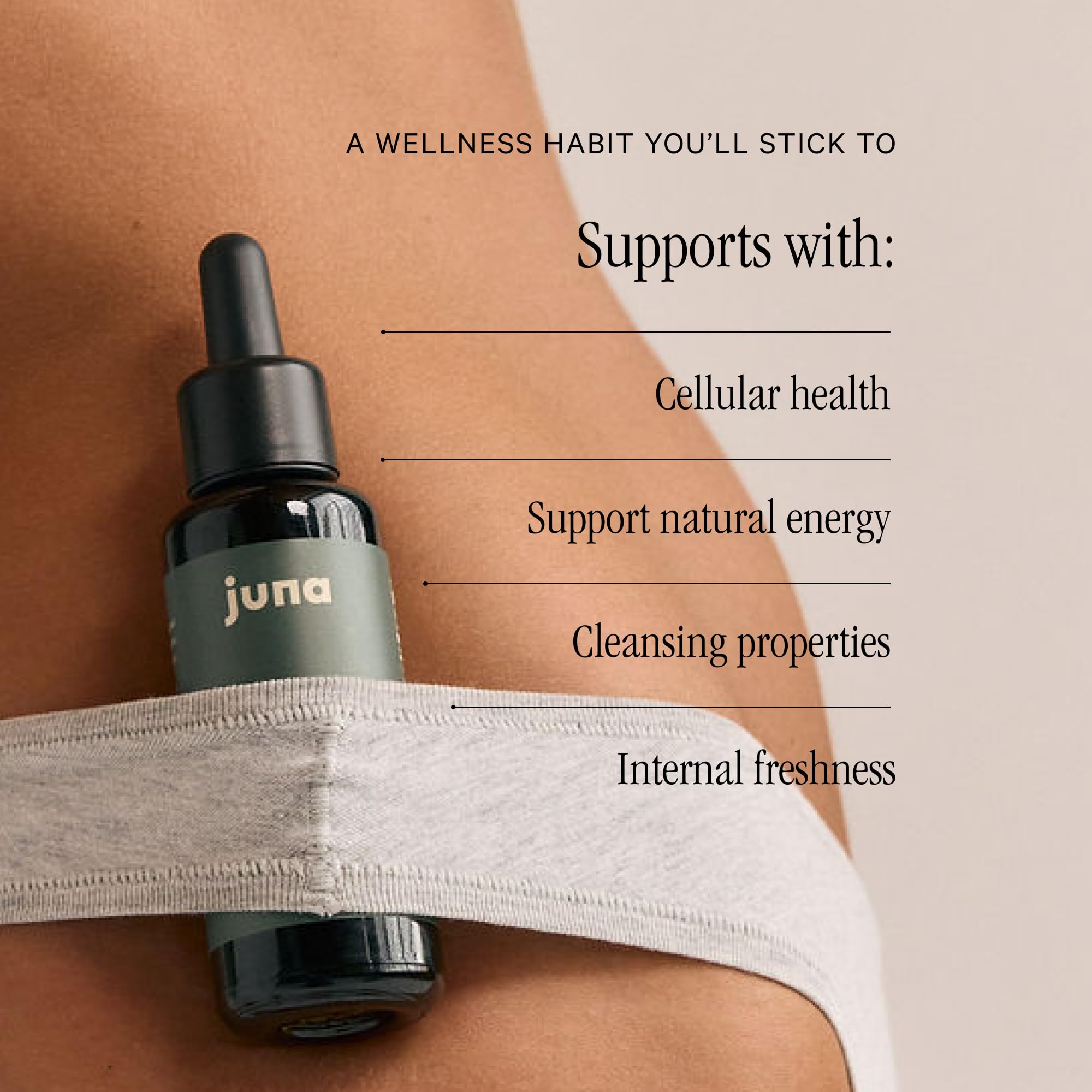 Juna Liquid Chlorophyll Drops, Lemon & Mint Flavor, 3X Strength Formula — Amazon image 4