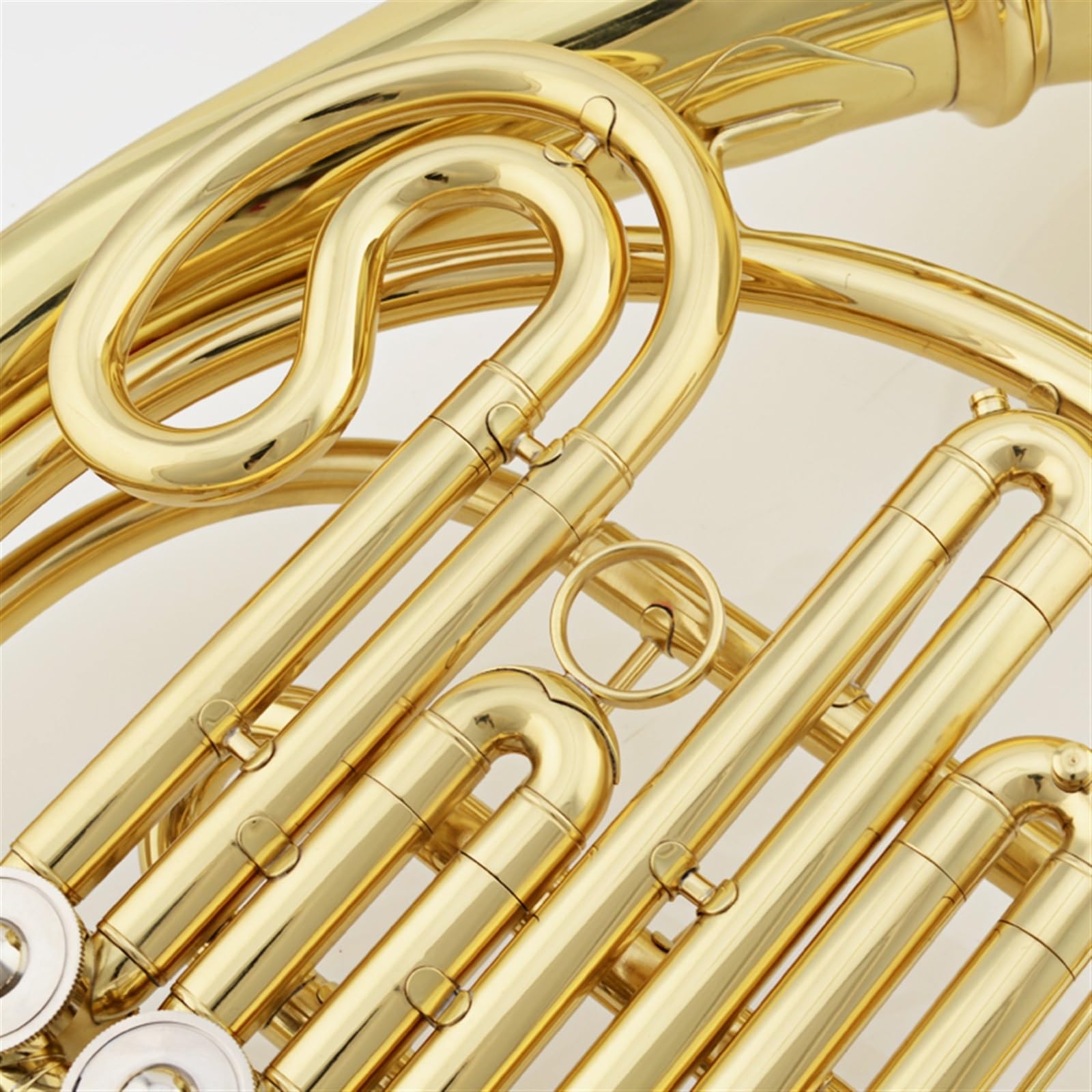 Amazon | フレンチホルン 管楽器 フレンチホルン B♭調 4キー シングル