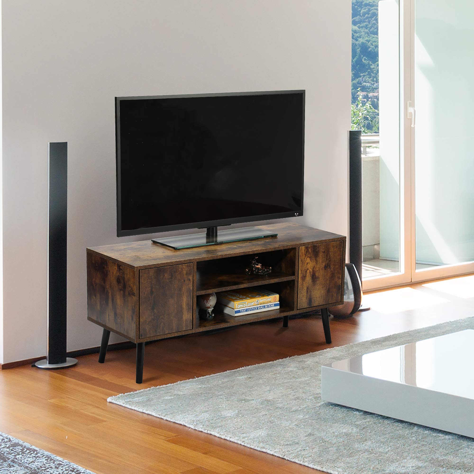 Buy GOOD & GRACIOUS Mid Century Modern TV Stand for Up to 43 Inch TV