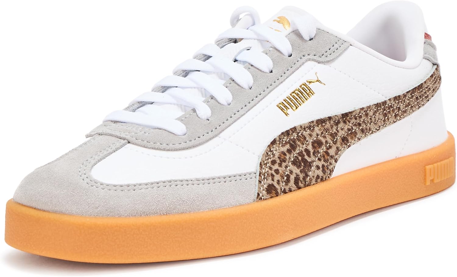 PUMA Women's Club II Era Shoes, White-Dusky Gray-Gray Echo AH25, 9