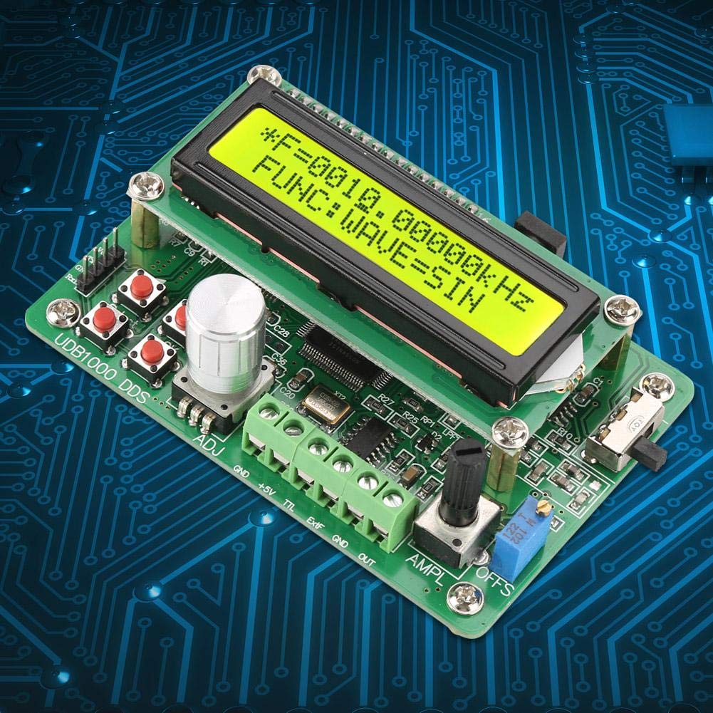 DDS generator funkcji, moduł cyfrowy UDB1005S/UDB1008S z wyświetlaczem LCD UAC 220 V i różnymi formami sygnału (wtyczka EU 5 MHz)