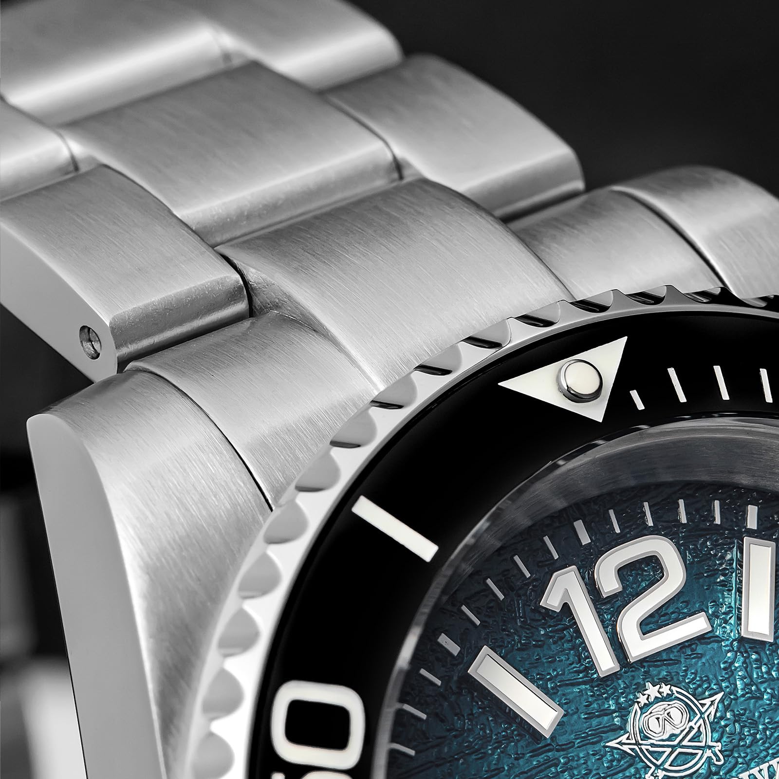 ADDIESDIVE Quarzo Orologio Uomo Diver's 200M Subacquei Luminescente Acciaio Inossidabile