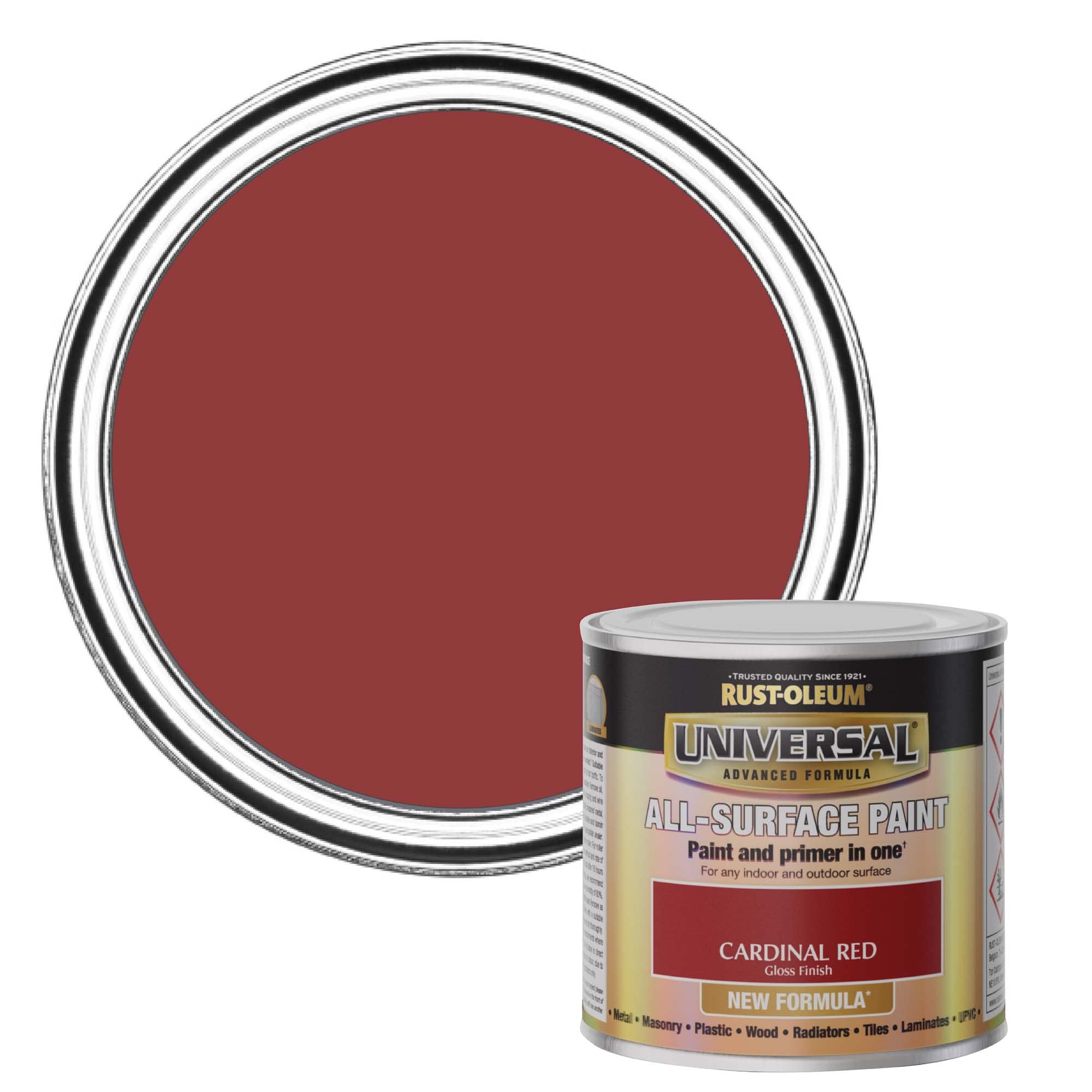 Rust-Oleum Cardinal Red - Gloss Universal Gloss Cardinal Red 250Ml