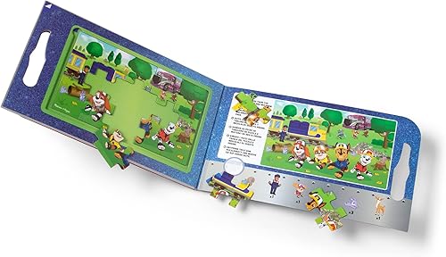 Miniatura 5 de Melissa & Doug Rompecabezas magnéticos para llevar de la Patrulla Canina, camiones grandes, rompecabezas para niños, almohadilla de actividades de
