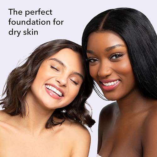 Miniatura 7 de Clover Skin Is In Serum Foundation  Suero facial hidratante, base ligera, libre de crueldad animal y vegano, con escualano y cera de semillas de