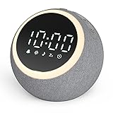 Dreamegg White Noise Machine, Sound Machine Baby Adults with Alarm Clock, 25 Soothing Sounds for Sleeping, Dimmable Display, Adjustable Volume, Night Light Sleep Aid for Home Office Sleep Relaxation Grey