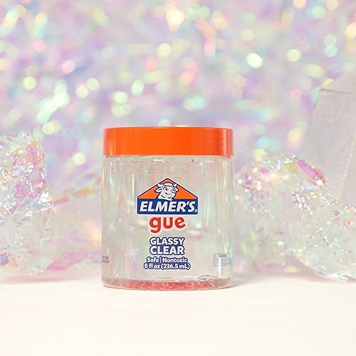 Miniatura 7 de Elmer's Gue - Slime, glassy Clear Slime, ideal para mezclar en complementos, 1 unidad