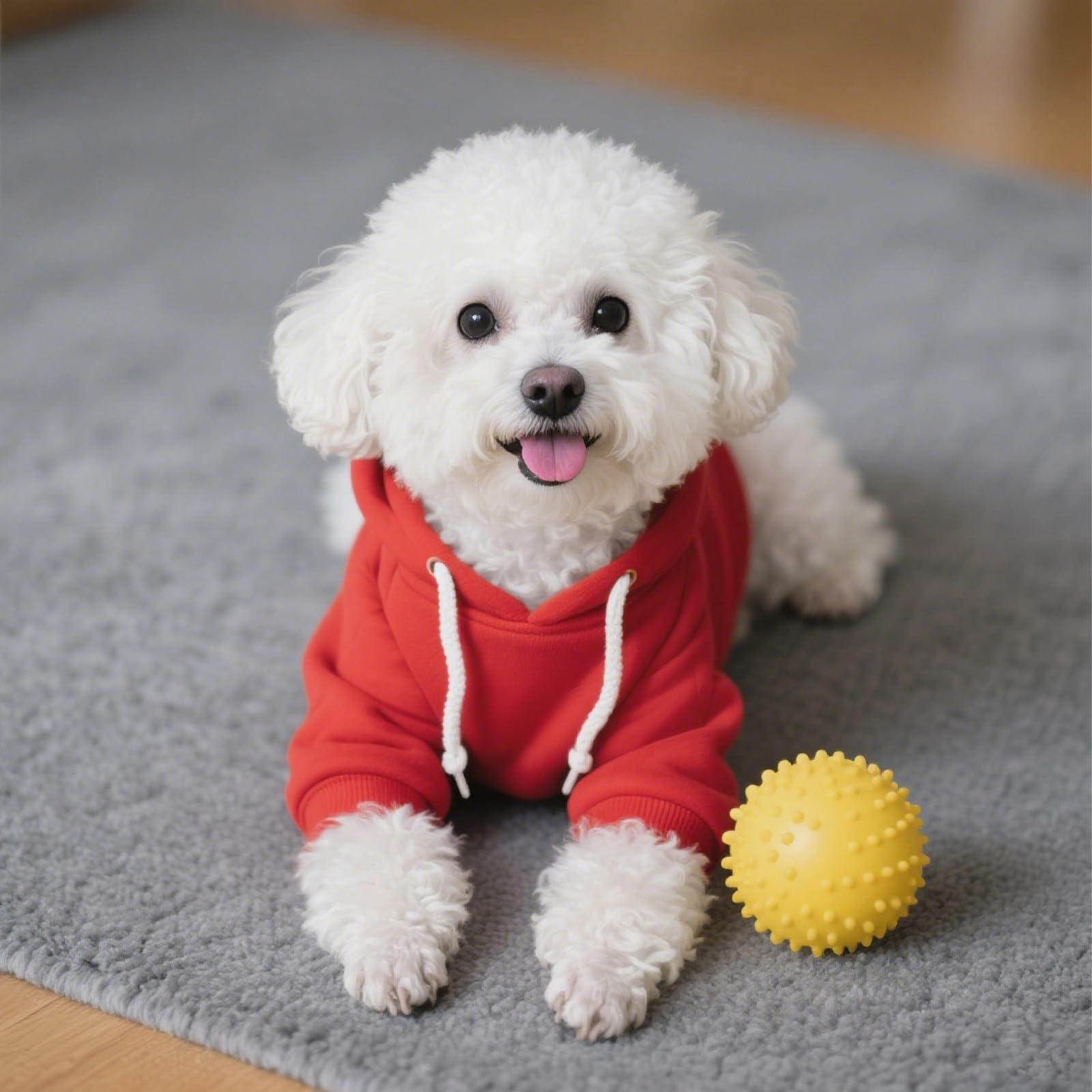 Fashionable Dog Hoodie, Dog Clothes for Small Dogs Soft and Warm Pet Hoodie with Fruit Snack Zipper Pocket - Image 4