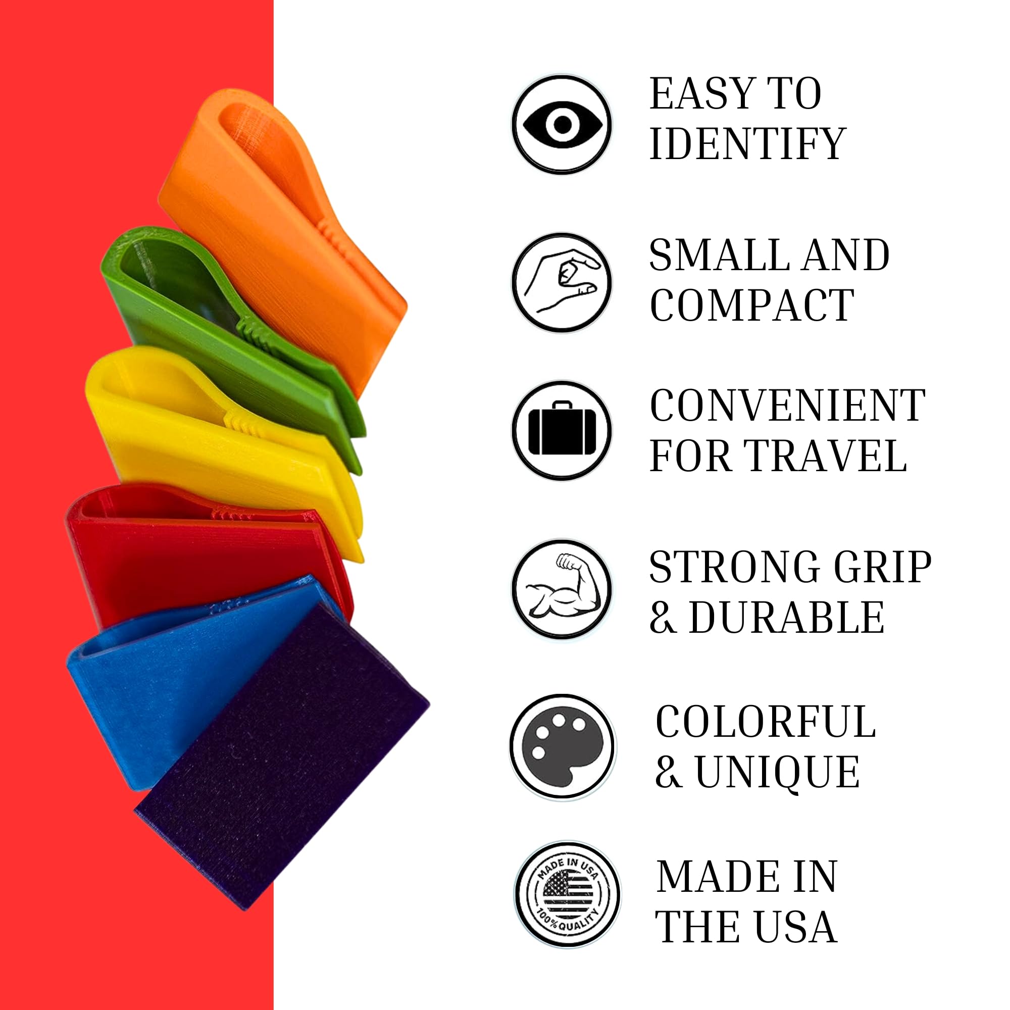 jkmom　タオルクリップ　ネームタグ Amazon.co.jp: Gearu タオルキープ - 6パックタオルタグ