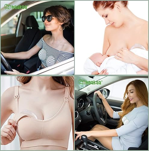 Miniatura 6 de Haakaa Copa de lactancia de silicona para lactancia, colector de leche materna para amamantar pezones, protege los pezones doloridos, extra suave y