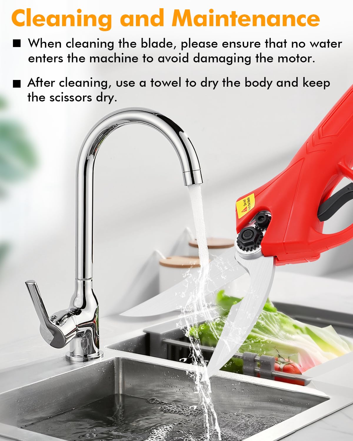 Forbici da Cucina Elettriche Multifunzione per Impieghi Gravosi - Cesoie per Ossa, Carne, Pollame, Congelato, Pollo, Pesce, Frutti di Mare e Verdure