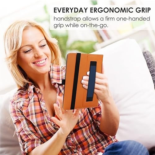 Miniatura 10 de Funda universal para tablet de 7 pulgadas y 8 pulgadas, funda protectora universal para tableta de 7 y 8 pulgadas, con banda de silicona de fijación