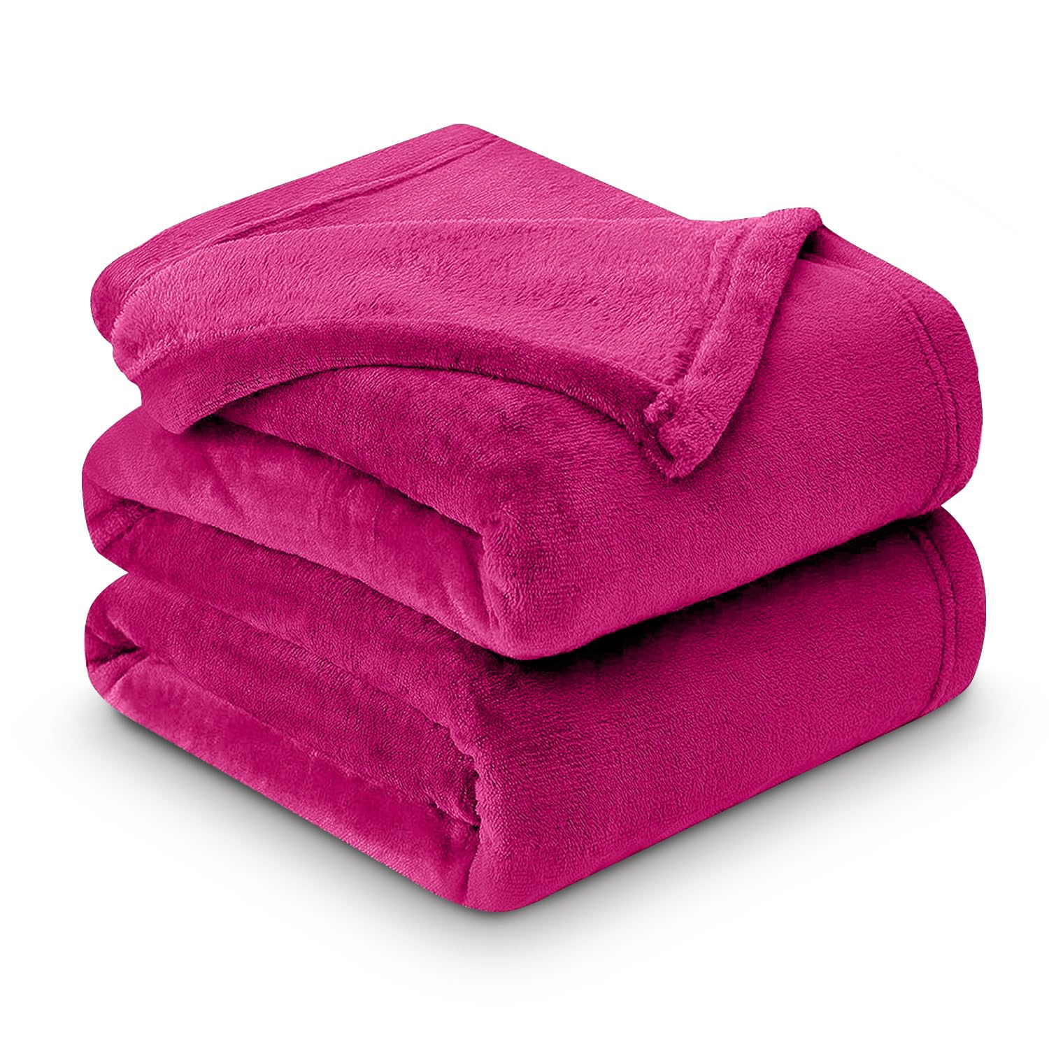 GC GAVENO CAVAILIA Luxurious Fleece Mink Blanket, Warm & Thermal Blankets Throws, Cuddly Throws For Sofas, Pink, 200X240 Cm