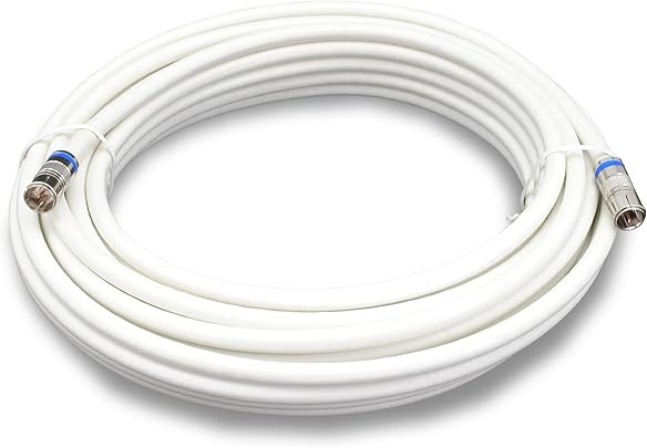 Satix skk01002 cavo coassiale con rapido maschio Bianco Satix skk01002 cavo coassiale con rapido maschio Bianco