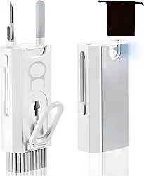 Kit Escova de Limpeza 8 em 1 para Teclado, Premium, Fones, Eletrônicos e Telas – Remove sujeira de teclas, limpa telas sem arranhar, ideal para notebooks, PCs, celulares e acessórios delicados.