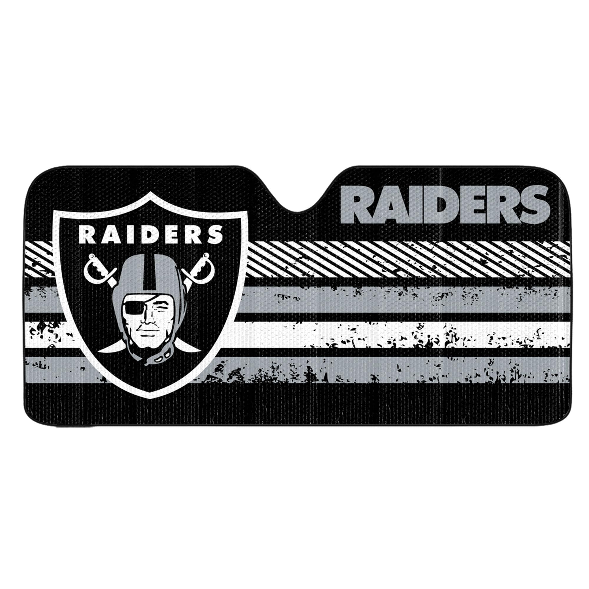 Fanmats NFL Windshield Sun Auto Shade, Sun Shield Sun Visor Accordion tri-fold for Storage 59" x 29.5", Colorful Team Design