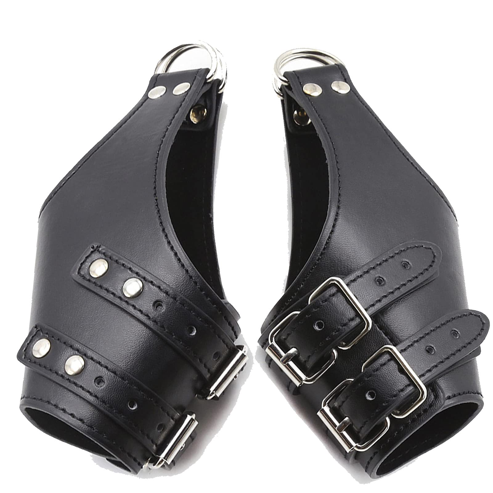 Handfesseln Händen Bondage Hängefessel Hand Fesseln Handschellen SM Leder Hängeschlaufen Gepolstert Zum Aufhängen BDSM Sklave Fetisch Sexspielzeug Für Paare Frauen Männer