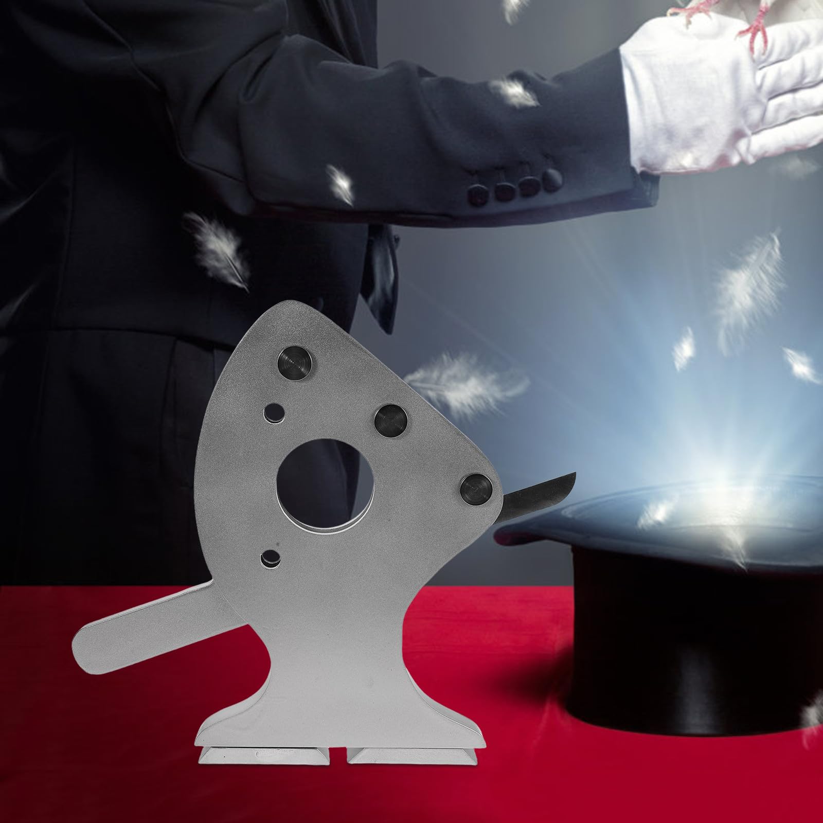 1 set di accessori per spettacoli di a ghigliottina, gadget magico e divertente per la decorazione delle feste, illusione scenica horror
