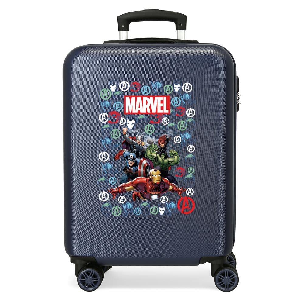 Marvel Avengers Team, Equipaje Para Niños, Marino, 38x55x20 Cms