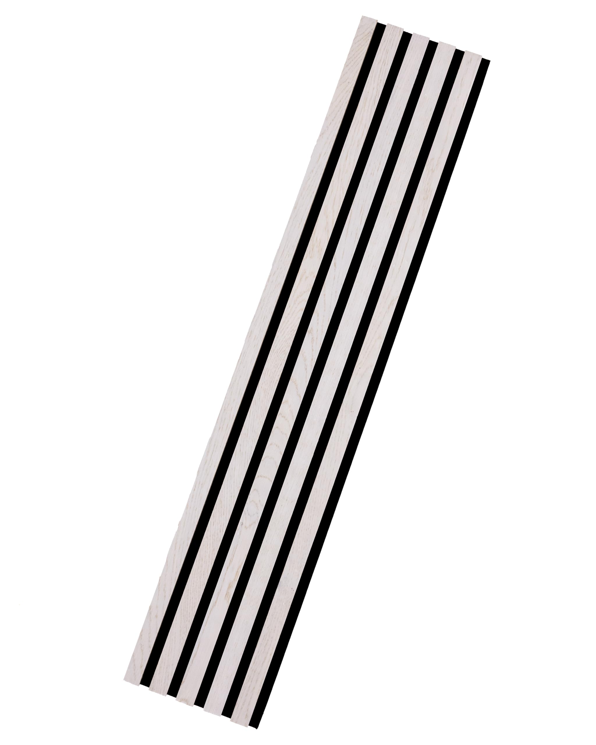 wodewa Panel akustyczny Trend biały dąb, 240 cm, okładzina ścienna z litego drewna, folia ciągła, pochłanianie dźwięku, ściana i sufit 9 mm, płyta akustyczna z litego drewna, wyprodukowana