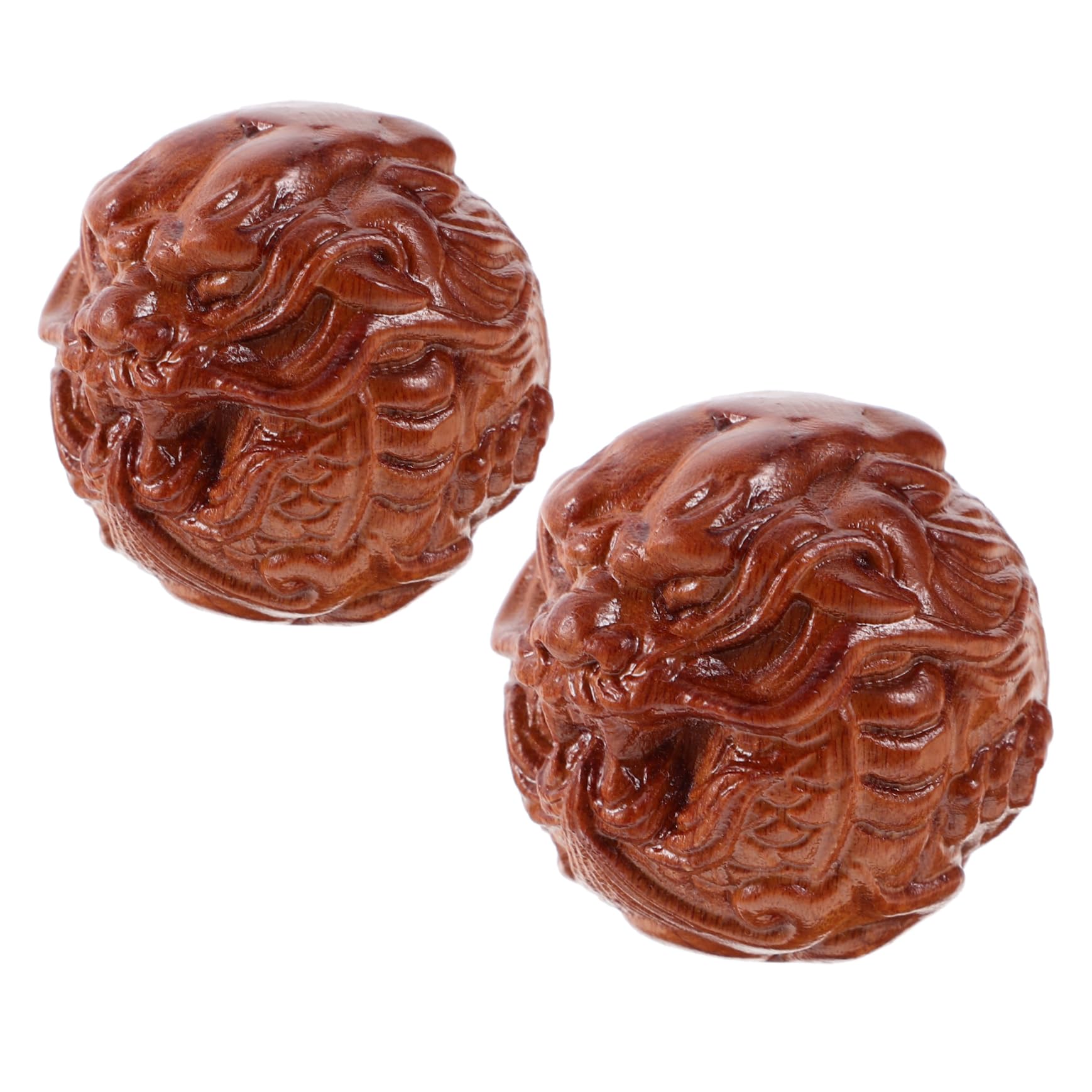 CALLARON Lot De 3 Paires De Balles De Massage Pour Personnes Âgées Pour Balles De Massage Pour Salle De Sport Multifonctions Pour Les Mains En Bois