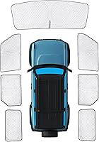 Vista 69 de KMF - Parasol de repuesto para parabrisas, cubierta para ventana lateral y trasera, cubierta protectora para visor, para campamento, bebé, bloqueo