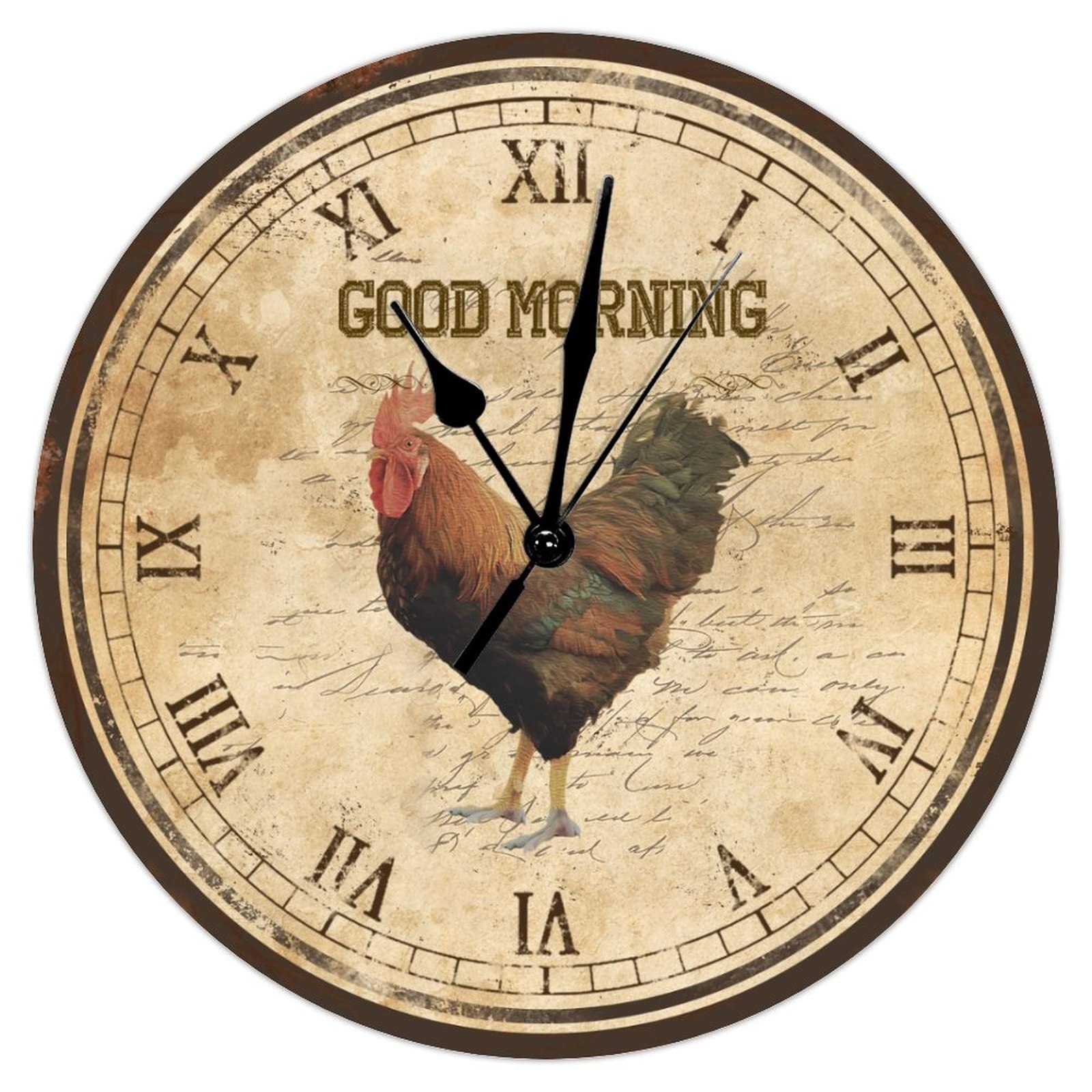 Horloge murale coq idée cadeau idéale pour maison neuve ou gîte