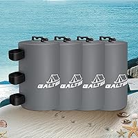 Vista 12 de Bolsa de Peso de Agua para Toldo, Juego de Pesas de Agua para Tienda de 88 LBS, Juego de 4 Pesas para Patas para Toldo Pop-Up, Toldos, Tienda