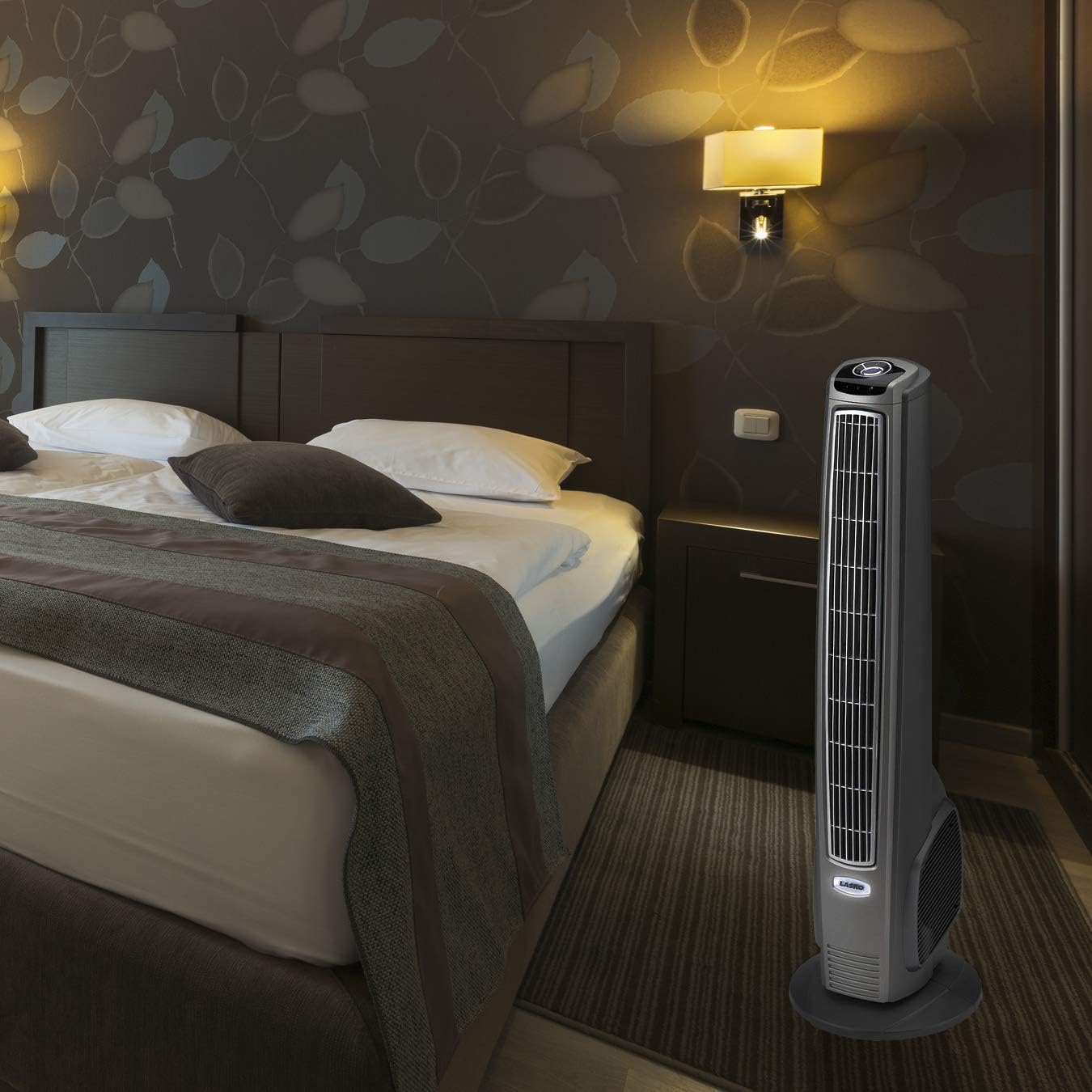 Lasko 4443 40″ Hybrid Fan with Remote Control - Combines the Streamlined Body of a Tower Fan with the Power of an Air Blower