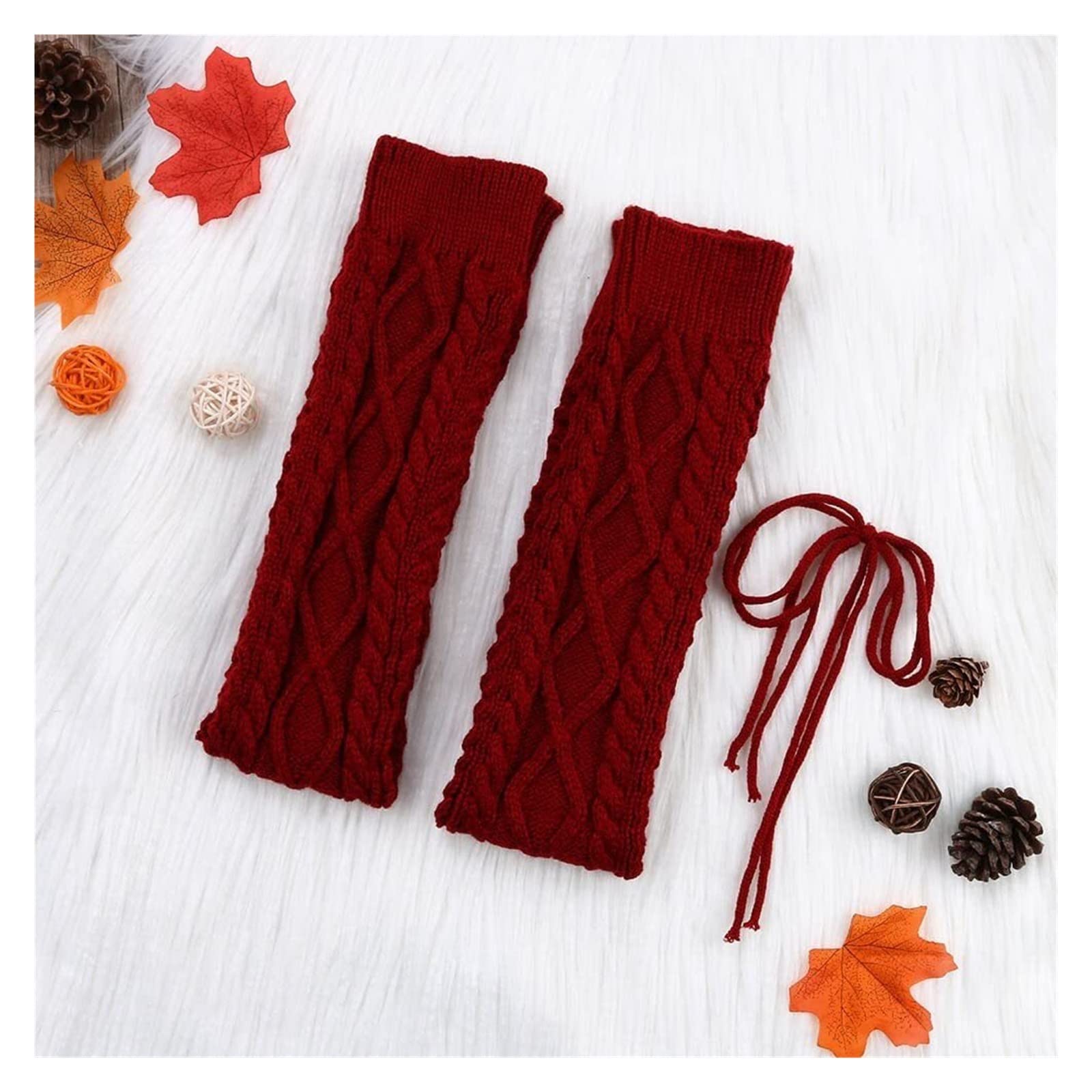 Skarpety Do Codziennego Noszenia Damskie Dzianinowe Zakolanówki ， Pończochy Do Butów Zimowych Extra Long Over Knee High Leg Warmers