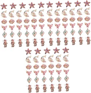 COHEALI 180 Peças Acessórios De Cola DIY Capa De Telefone Decoração Scrapbook Embelezamento Capa De Telefone 3D Amuletos De Resina Amuleto De Telefone Celular Resina Espaçador Solto Talão