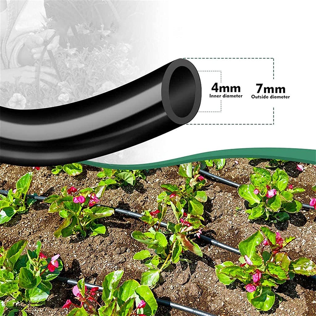 Cinta para riego por goteo, Manguera de riego de 10-90m, tubo de goteo de 4/7mm, sistema de riego de PVC for invernadero(90M)
