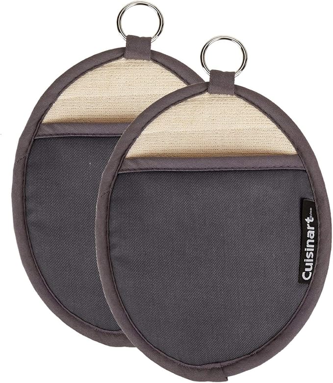 Cuisinart Silicone Oval Pot Holders and Oven Mitts