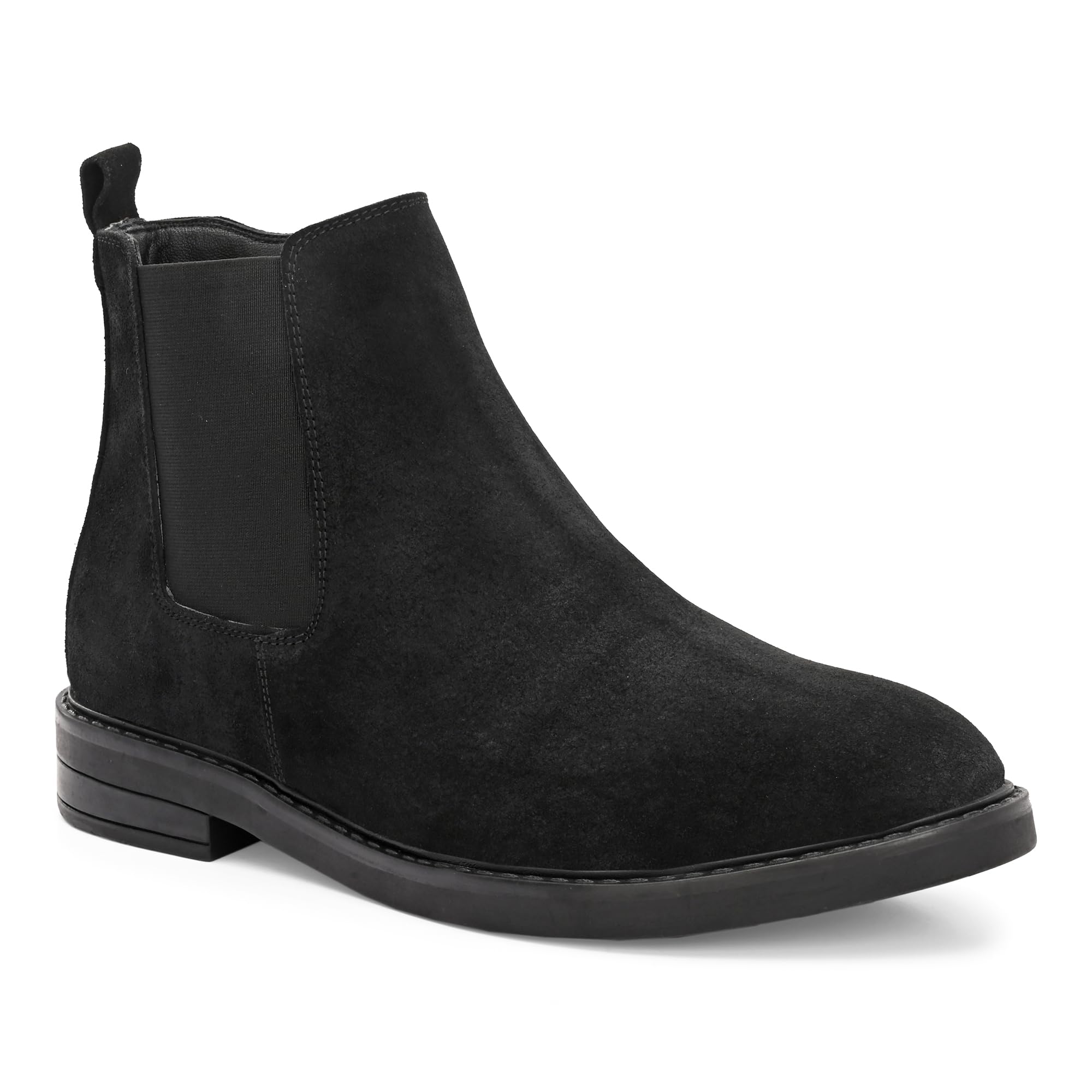 just leather Premium Suede Leather Zip Chelsea Boots-picture-17