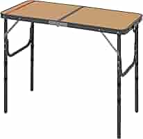 キャプテンスタッグ(CAPTAIN STAG) アウトドアテーブル テーブル CAPTAIN STAG アウトドアテーブル 折りたたみ 60×45cm アルミ