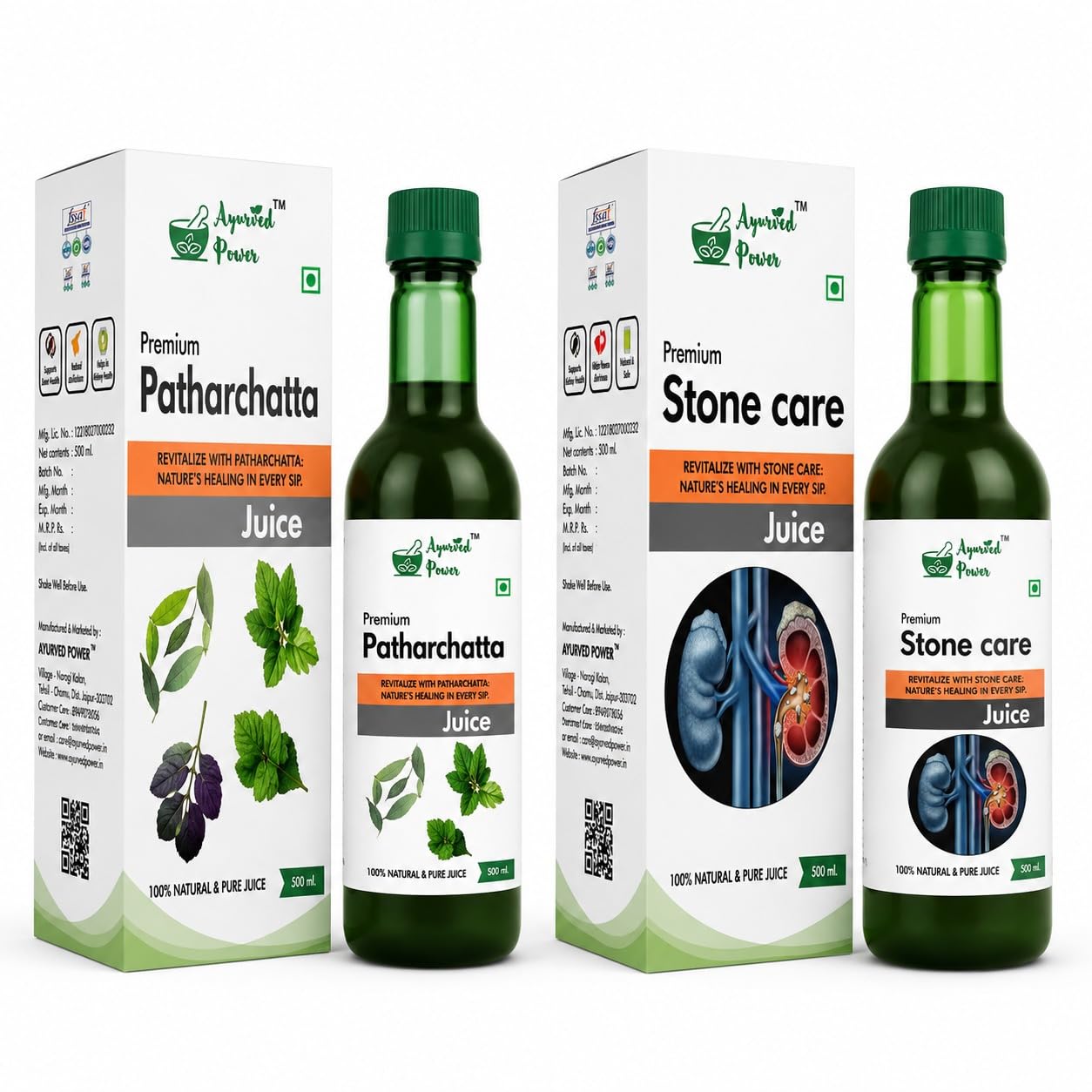 Patharchatta Juice & Stone Care Juice 500ml Combo | Herbal Daily Wellness Juice | Traditional Ayurvedic Herbs with Patharchatta, Pashanbhed & Amla | Dissolve Or Break The Stone Goodness Of Pashanbhed-image-6