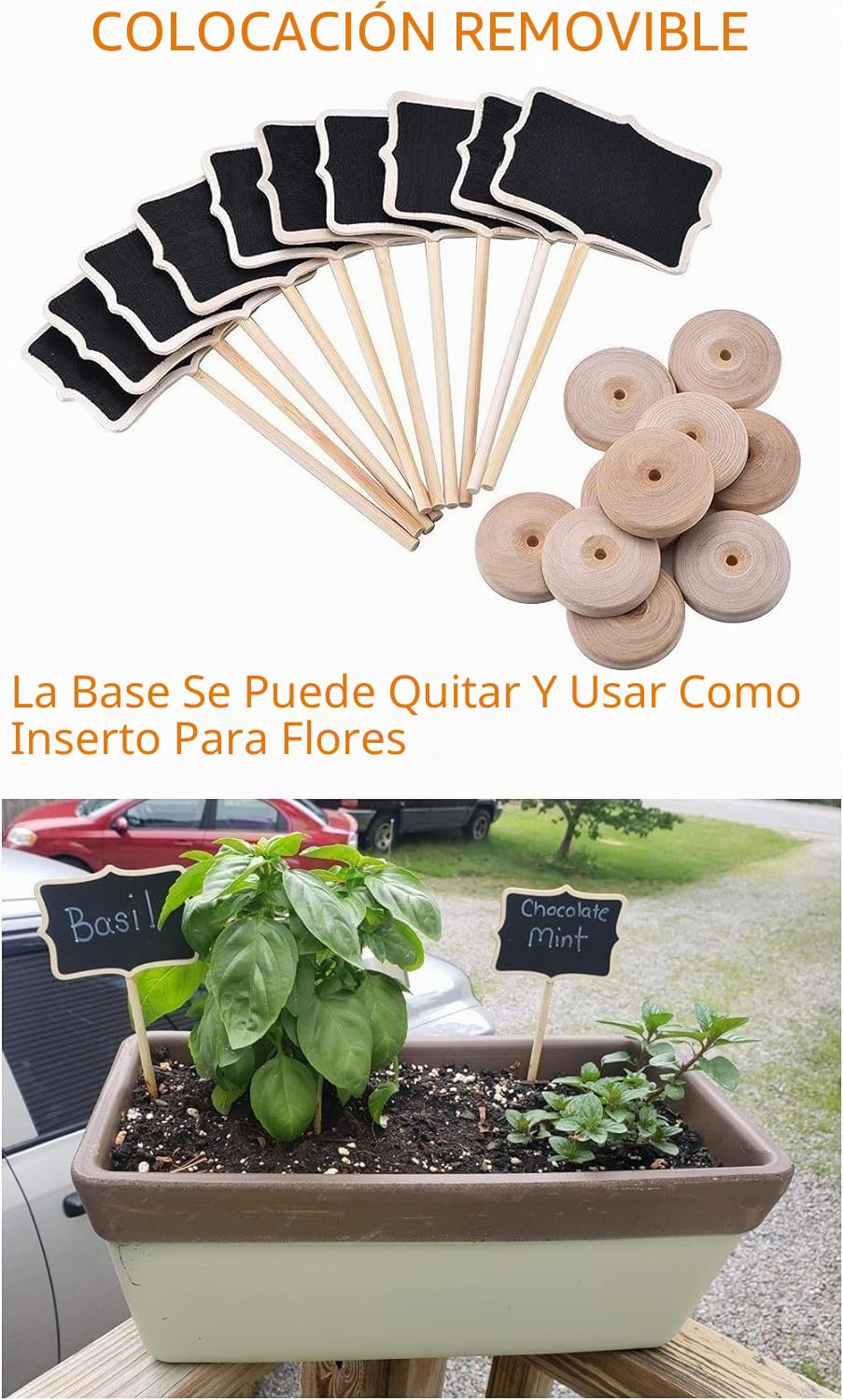 Pequeñas Pizarras de Tiza Con Caballete de Pie, 20 Unidades, Mini Etiquetas de Madera para Alimentos, Fiestas, Bodas, Cumpleaños y Mesa