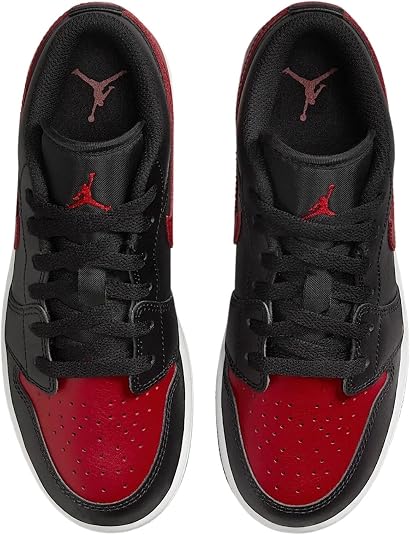 Nike Tênis infantil Air Jordan 1 Low, Varsity Red, 17 | Amazon.com.br