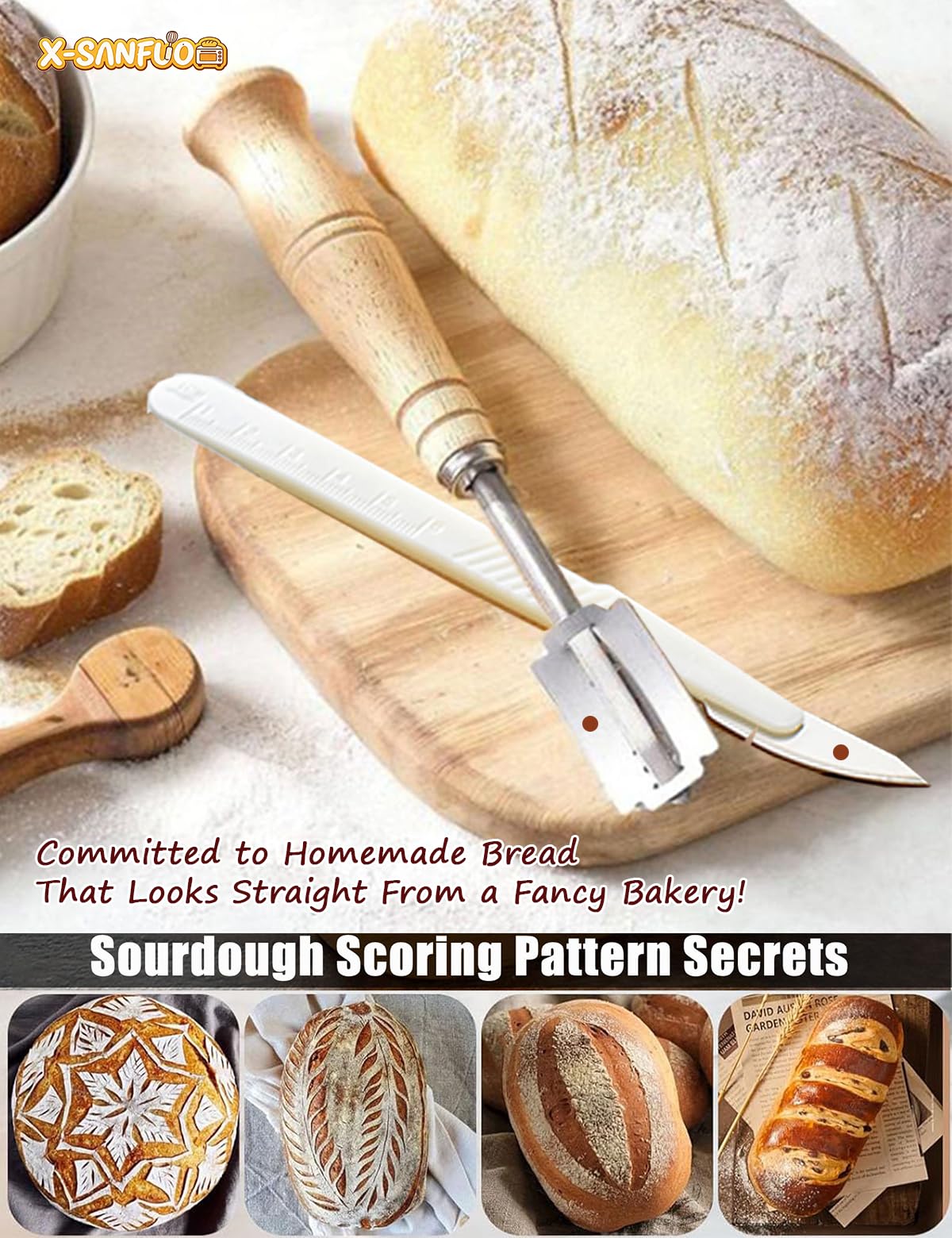Bread Lame Dough Scoring Tool - Artisan Bread -2